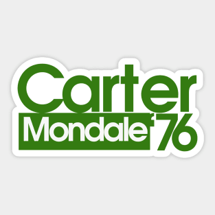 Jimmy Carter Mondale 76 Election Sticker